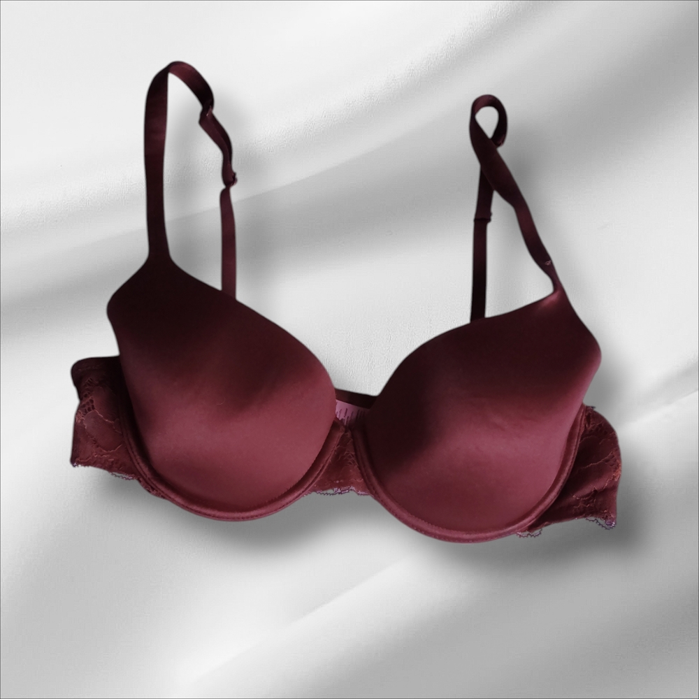 La SENZA Wine/Burgundy Smooth Molded T-Shirt Bra
